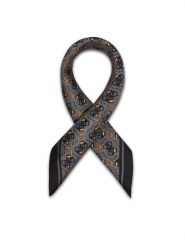 Guess Apaszka AW5454 SIL03 Szary. Szare rękawiczki Guess, z aplikacjami, z jedwabiu. Za 199.99 zł.