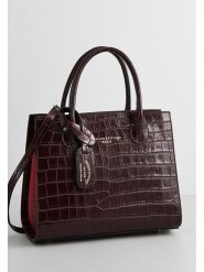 Maison héritage PARIS Skórzana torebka "Trip Croco" w kolorze bordowym - 30 x 24 x 15 cm rozmiar: onesize. Czerwone torby na ramię Maison héritage PARIS, bez wzorów, z materiału, przez ramię, bez dodatków. Za 404.99 zł.