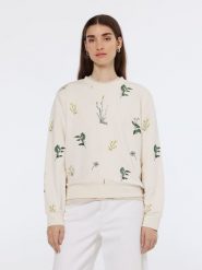 Scotch & Soda Bluza w kolorze kremowym rozmiar: M. Brązowe bluzy Scotch & Soda, m, bez wzorów, bez kaptura. Za 209.82 zł.