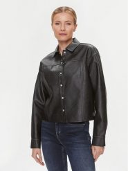 Calvin Klein Jeans Koszula J20J223240 Czarny Relaxed Fit. Czarne koszule Calvin Klein Jeans, xs, bez wzorów, z jeansu, bez kołnierzyka, bez ramiączek. Za 419.99 zł.