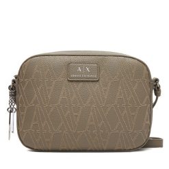 Torebka Armani Exchange. Brązowe listonoszki Armani Exchange, bez wzorów, bez dodatków. Za 539.99 zł.