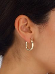 Luja Bijoux Pozłacane kolczyki-kreole rozmiar: onesize. Żółte kolczyki Luja Bijoux, pozłacane. Za 46.45 zł.