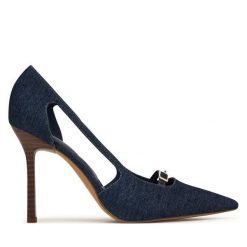 Szpilki Aldo. Niebieskie szpilki Aldo, bez wzorów, bez obcasa, na szpilce, bez zapięcia. Za 339.99 zł.
