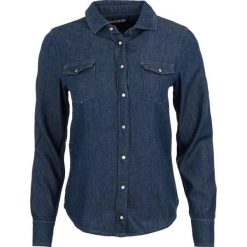 Koszula damska The People Rep Postina A2001 Niebieska. Czarne koszule WE THE PEOPLE, bez wzorów, z bawełny, biznesowe, bez kołnierzyka, bez ramiączek. Za 221.99 zł.