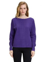 Betty Barclay Sweter w kolorze fioletowym rozmiar: 42. Różowe swetry Betty Barclay, bez wzorów, ze splotem, bez ramiączek. Za 130.99 zł.