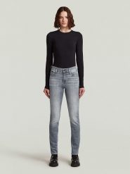 G-Star Dżinsy - Slim fit - w kolorze szarym rozmiar: W33/L32. Szare jeansy G-Star, l, z aplikacjami. Za 268.55 zł.
