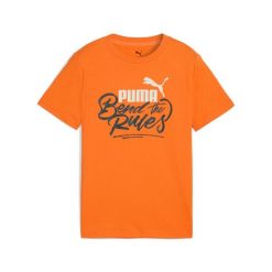 Młodzieżowa koszulka MID90s III z grafiką PUMA. Brązowa bluzki Puma, m, bez wzorów, młodzieżowe, bez kołnierzyka, bez ramiączek. Za 89.00 zł.