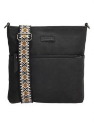 Beagles Torebka w kolorze czarnym - 26 x 25 x 4 cm rozmiar: onesize. Czarne torby na ramię Beagles, bez wzorów, z materiału, na ramię, bez dodatków. Za 95.92 zł.