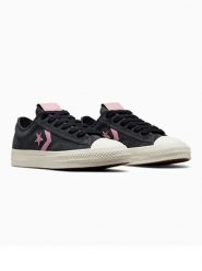 Converse Sneakersy "Star Player 76 Shadow" w kolorze jasnoróżowo-czarnym rozmiar: 43. Czarne trampki Converse, bez wzorów, bez zapięcia. Za 315.50 zł.