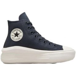 Trampki damskie Converse Chuck Taylor All Star Move Platform. Czarne trampki Converse, bez wzorów, bez zapięcia. Za 299.99 zł.