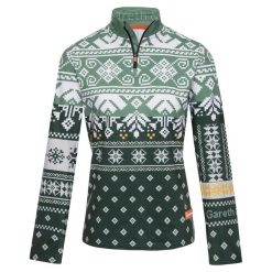 Bluza narciarska Damska Gareth & Lucas Ninety-One. Zielone bluzy GARETH & LUCAS, na zimę, xl, bez wzorów, z elastanu, bez kaptura. Za 229.99 zł.