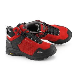 Buty trekkingowe skórzane unisex Alpine Pro Angoon Vibram. Czerwone trekkingi Alpine Pro, za kostkę, trekkingowe. W wyprzedaży za 599.00 zł.