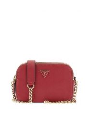 Guess Torebka 176307 Czerwony. Czerwone listonoszki Guess, z aplikacjami, bez dodatków. Za 549.99 zł.