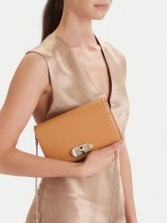 Nine West Torebka EO-Bellis-LX20070 Brązowy. Brązowe torebki klasyczne Nine West, bez wzorów, z materiału, bez dodatków. Za 219.99 zł.