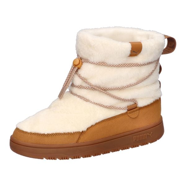 Buty śniegowce damskie Puma Snowbae Suede Wns 402175 02. Brązowe trapery i śniegowce Puma. Za 273.89 zł.
