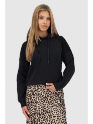 Alife and kickin Bluza "Elisabeth" w kolorze czarnym rozmiar: L. Czarne bluzy Alife and Kickin, l, bez wzorów, z bawełny, z kapturem. Za 131.43 zł.