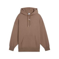 Damska bluza oversize z kapturem Puma Essentials TR. Brązowe bluzy Puma, m, bez wzorów, z kapturem. Za 267.00 zł.