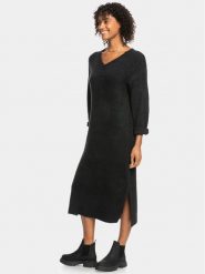 Roxy Sukienka dzianinowa Winter Escape Ktdr ERJKD03449 Szary Regular Fit. Szare sukienki Roxy, xl, bez wzorów, z dzianiny, bez kołnierzyka, bez ramiączek. Za 219.99 zł.