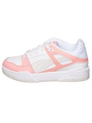 Puma Sneakersy "Slipstream Wns PUMA White-Peac" w kolorze jasnoróżowo-białym rozmiar: 38,5. Białe trampki Puma, bez wzorów, z materiału, bez zapięcia. Za 219.60 zł.