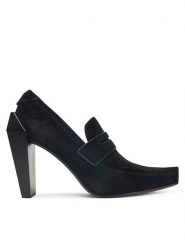 United Nude Półbuty Gem Loafer Hi 10955560195 Czarny. Czarne czółenka United Nude, bez wzorów, ze skóry, bez obcasa, na obcasie, bez zapięcia. Za 1,489.00 zł.