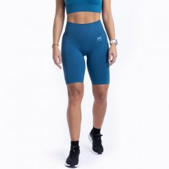 Krótkie legginsy sportowe dla kobiet Xtreme Sportswear Antracyt Niebieski. Niebieskie legginsy XTREME SOCKSWEAR, l, bez wzorów, na fitness i siłownię. Za 125.82 zł.