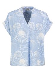 Sublevel Bluzka w kolorze błękitnym rozmiar: XL. Niebieskie bluzki Sublevel, xl, bez wzorów, bez kołnierzyka, bez ramiączek. Za 91.56 zł.