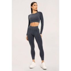 Legginsy fitness damskie Gym Glamour sprane. Brązowe legginsy GYM GLAMOUR, xs, bez wzorów. Za 159.99 zł.