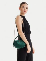 Guess Torebka Elsie Mini HWSE96 50750 Zielony. Zielone torebki klasyczne Guess, z aplikacjami, z materiału, bez dodatków. Za 589.99 zł.