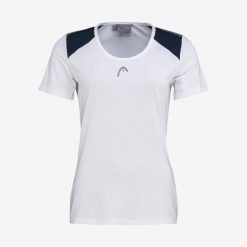 T-Shirt damski CLUB 22 Tech. Białe t-shirty Head, l, bez wzorów, z poliesteru, bez kołnierzyka, bez ramiączek. Za 268.00 zł.