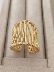 Luja Bijoux Pozłacany pierścionek rozmiar: onesize. Żółte pierścionki Luja Bijoux, pozłacane. Za 74.81 zł.