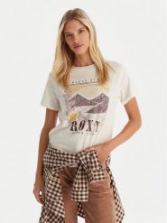 Roxy T-Shirt Oceanregular Poster ERJZT06017 Écru Regular Fit. T-shirty Roxy, l, bez wzorów, z bawełny, bez kołnierzyka, bez ramiączek. Za 109.99 zł.