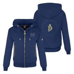 Bluza rozpinana JD ATTACK Holly. Niebieskie bluzy JD ATTACK, bez wzorów, bez kaptura. Za 239.00 zł.