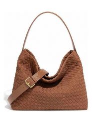 SUVRAI Torebka w kolorze jasnobrązowym - 34 x 29 x 11 cm rozmiar: onesize. Brązowe torby na ramię SUVRAI, bez wzorów, z materiału, na ramię, bez dodatków. Za 130.99 zł.