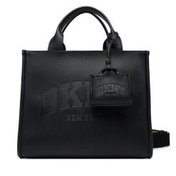 Torebka DKNY. Czarne torebki klasyczne DKNY, bez wzorów, bez dodatków. Za 699.99 zł.
