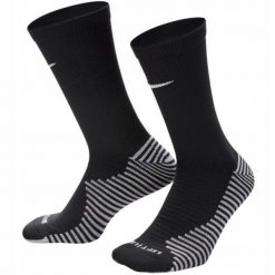 Skarpety Piłkarskie Unisex Dla Dorosłych Strike DriFIT. Czarne skarpety Nike, bez wzorów. Za 65.99 zł.
