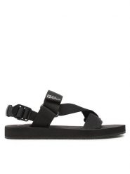Jack Wolfskin Sandały Urban Entdeckung Belt Sandal W 4056801 Czarny. Czarne obuwie sportowe Jack Wolfskin, z materiału, bez zapięcia. Za 179.99 zł.