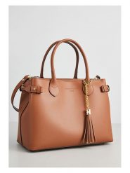 Christian Laurier Skórzana torebka "Anita" w kolorze karmelowym - 32,5 x 23 x 15,5 cm rozmiar: onesize. Brązowe torby na ramię Christian Laurier, bez wzorów, z materiału, przez ramię, bez dodatków. Za 395.31 zł.