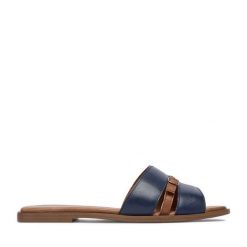 Klapki Lasocki. Niebieskie klapki Lasocki, bez wzorów, bez obcasa. Za 149.99 zł.