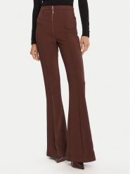 Elisabetta Franchi Spodnie materiałowe PA-122-56E2-V290 Brązowy Regular Fit. Brązowe spodnie materiałowe Elisabetta Franchi, bez wzorów, z materiału. Za 1,259.00 zł.