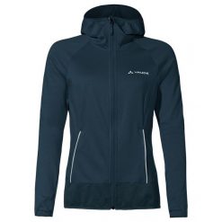 Bluza polarowa damska Vaude Tekoa Fleece Jacket II. Czarne bluzy Vaude, bez wzorów, z elastanu, bez kaptura. Za 423.90 zł.