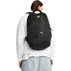 Plecak Puma Ferrari Race Large Backpack, Dla obu płci. Czarne plecaki Puma, bez wzorów, z poliesteru. Za 490.00 zł.