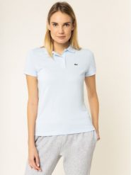 Lacoste Polo PF7839 Niebieski Classic Fit. Niebieskie koszulki polo Lacoste, bez wzorów, z bawełny, bez kołnierzyka, bez ramiączek. Za 399.00 zł.