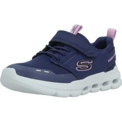 Buty SKECHERS SKECHERS GLIDE-STEP FLOW Niebieski. Niebieskie trekkingi Skechers, z syntetyku, na fitness i siłownię. Za 173.99 zł.