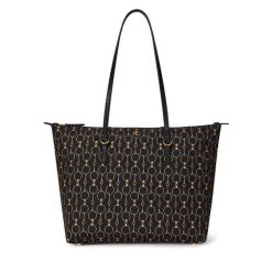 Torebka LAUREN RALPH LAUREN. Czarne torebki klasyczne Lauren Ralph Lauren, bez wzorów, bez dodatków. Za 659.99 zł.
