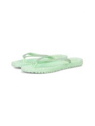 Ilse Jacobsen Japonki w kolorze zielonym rozmiar: 40. Zielone klapki Ilse Jacobsen, bez wzorów, z otwartym noskiem, bez obcasa. Za 96.60 zł.