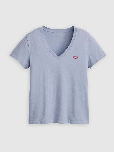 Levi's Koszulka w kolorze błękitnym rozmiar: S. Niebieskie bluzki Levi's®, s, bez wzorów, z bawełny, bez kołnierzyka, bez ramiączek. Za 51.95 zł.