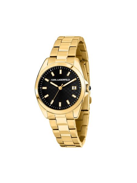 KARL LAGERFELD Zegarek R0553101506 Złoty. Żółte, analogowe zegarki KARL LAGERFELD, złote. Za 849.99 zł.