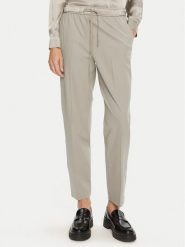 Marella Spodnie materiałowe Cammino 2423136045 Beżowy Regular Fit. Brązowe spodnie materiałowe Marella, bez wzorów, z materiału. Za 389.99 zł.