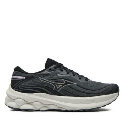 Buty do biegania Mizuno. Szare obuwie sportowe Mizuno, bez zapięcia, do biegania, mizuno wave. Za 339.99 zł.