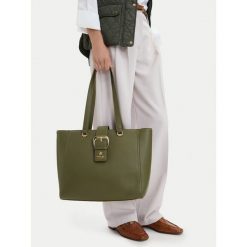Torebka Beverly Hills Polo Club. Zielone shopper Beverly Hills Polo Club, bez wzorów, bez dodatków. Za 229.99 zł.